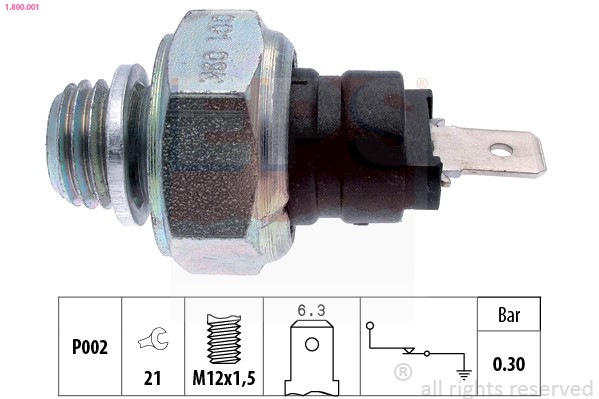 Oil Pressure Switch ESP 1800001