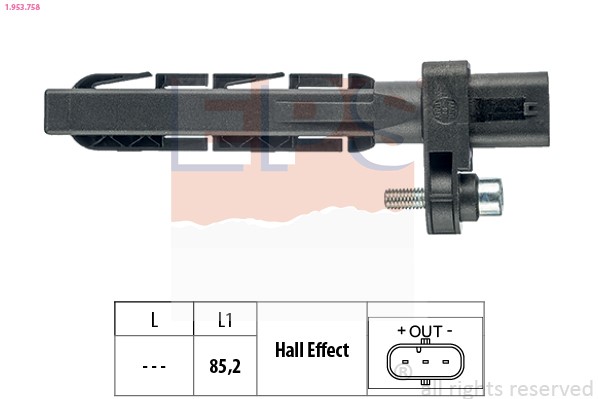 Sensor, crankshaft pulse ESP 1953758