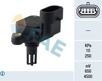 Sensor, intake manifold pressure FAE 15072