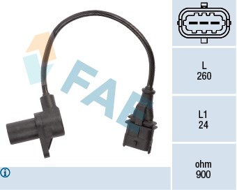 Sensor, crankshaft pulse FAE 79197