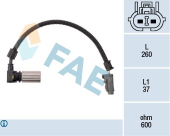 RPM Sensor, automatic transmission FAE 79086
