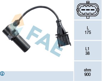 Sensor, crankshaft pulse FAE 79222