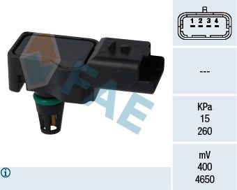 Sensor, intake manifold pressure FAE 15075