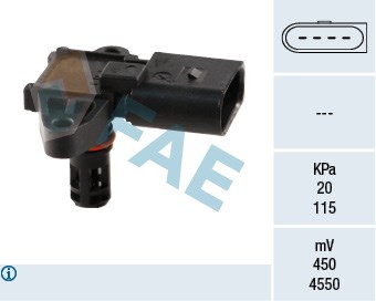 Sensor, intake manifold pressure FAE 15034