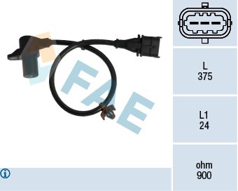 Sensor, crankshaft pulse FAE 79303