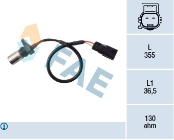 Sensor, crankshaft pulse FAE 79410