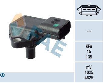 Sensor, intake manifold pressure FAE 15140