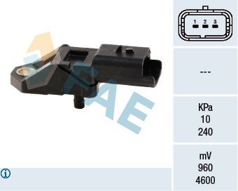 Sensor, intake manifold pressure FAE 15027