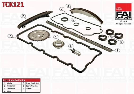 Timing Chain Kit FAI AutoParts TCK121