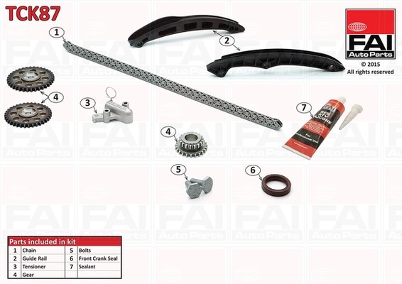 Timing Chain Kit FAI AutoParts TCK87