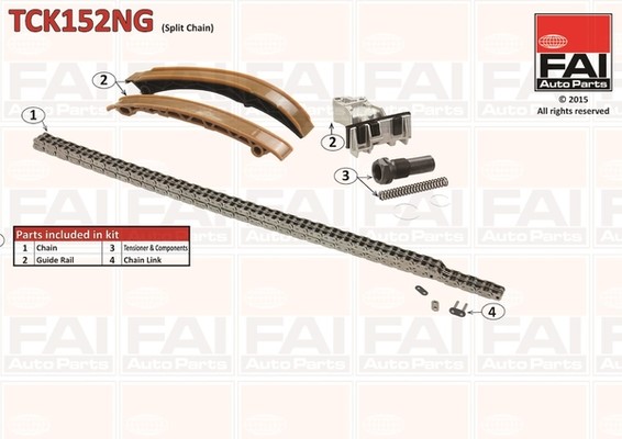 Timing Chain Kit FAI AutoParts TCK152NG