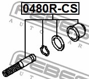 Repair Kit, clutch master cylinder FEBEST 0480RCS 2