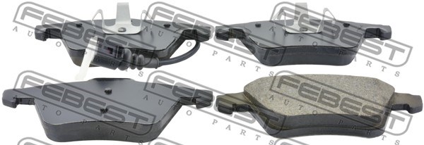 Brake Pad Set, disc brake FEBEST 2301T5F