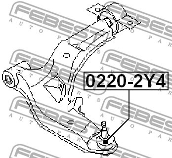 Ball Joint FEBEST 02202Y4 2