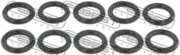 Seal Ring, air conditioning system line FEBEST RINGAH021PCS10