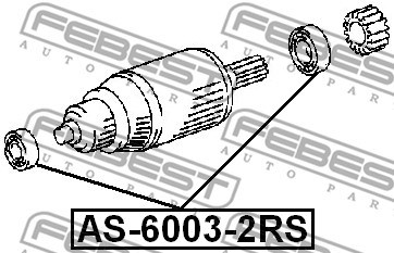 Bearing FEBEST AS60032RS 2