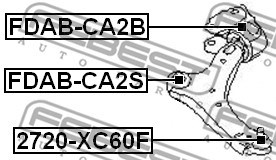 Ball Joint FEBEST 2720XC60F 2