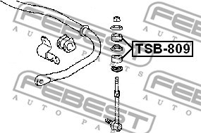 Tie Bar Bush FEBEST TSB809 2