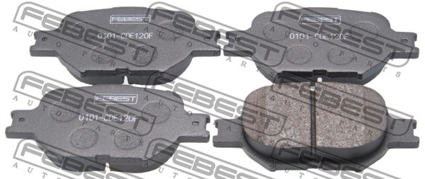 Brake Pad Set, disc brake FEBEST 0101CDE120F