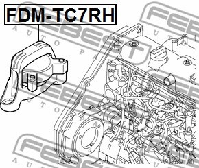 Mounting, engine FEBEST FDMTC7RH 2