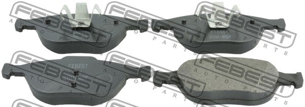 Brake Pad Set, disc brake FEBEST 2101RSF