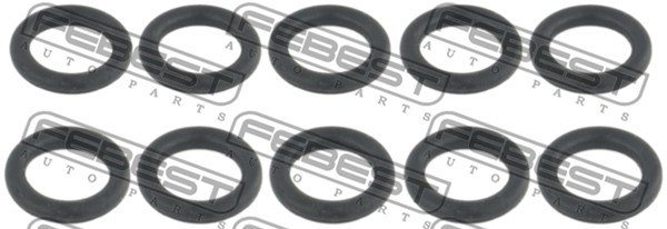 Seal Ring, air conditioning system line FEBEST RINGAH028PCS10