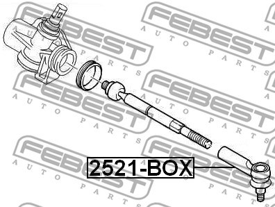 Tie Rod End FEBEST 2521BOX 2