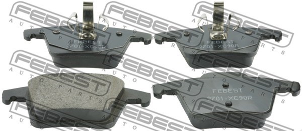 Brake Pad Set, disc brake FEBEST 2701XC90R
