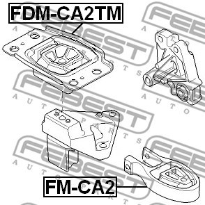 Mounting, engine FEBEST FDMCA2TM 2