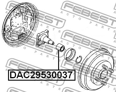 Wheel Bearing FEBEST DAC29530037 2