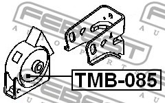 Mounting, engine FEBEST TMB085 2