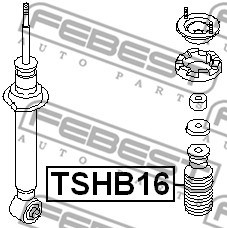 Dust Cover Kit, shock absorber FEBEST TSHB16 2