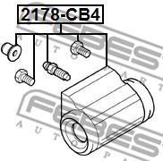 Wheel Brake Cylinder FEBEST 2178CB4 2