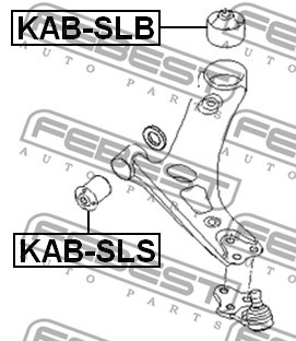 Mounting, control/trailing arm FEBEST KABSLB 2