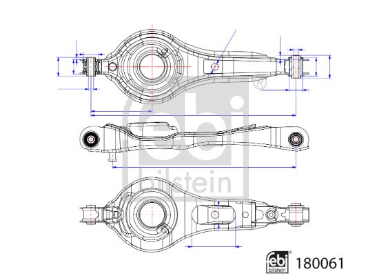 Control/Trailing Arm, wheel suspension FEBI BILSTEIN 180061 3