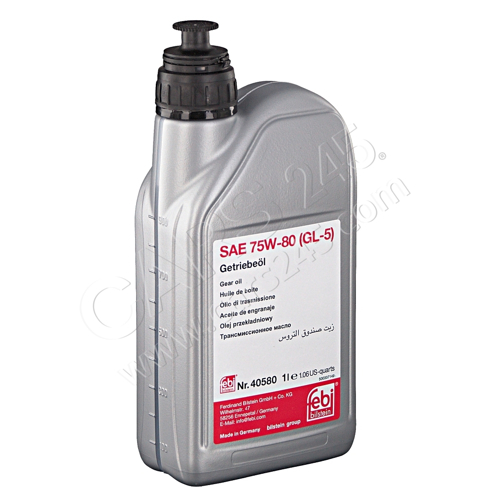 Axle Gear Oil FEBI BILSTEIN 40580 12