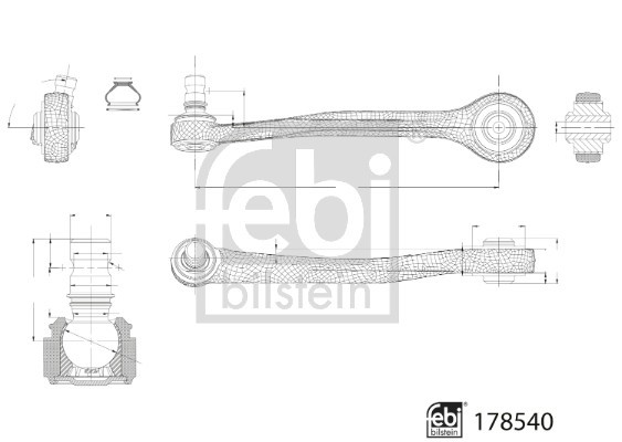 Control/Trailing Arm, wheel suspension FEBI BILSTEIN 178540 2