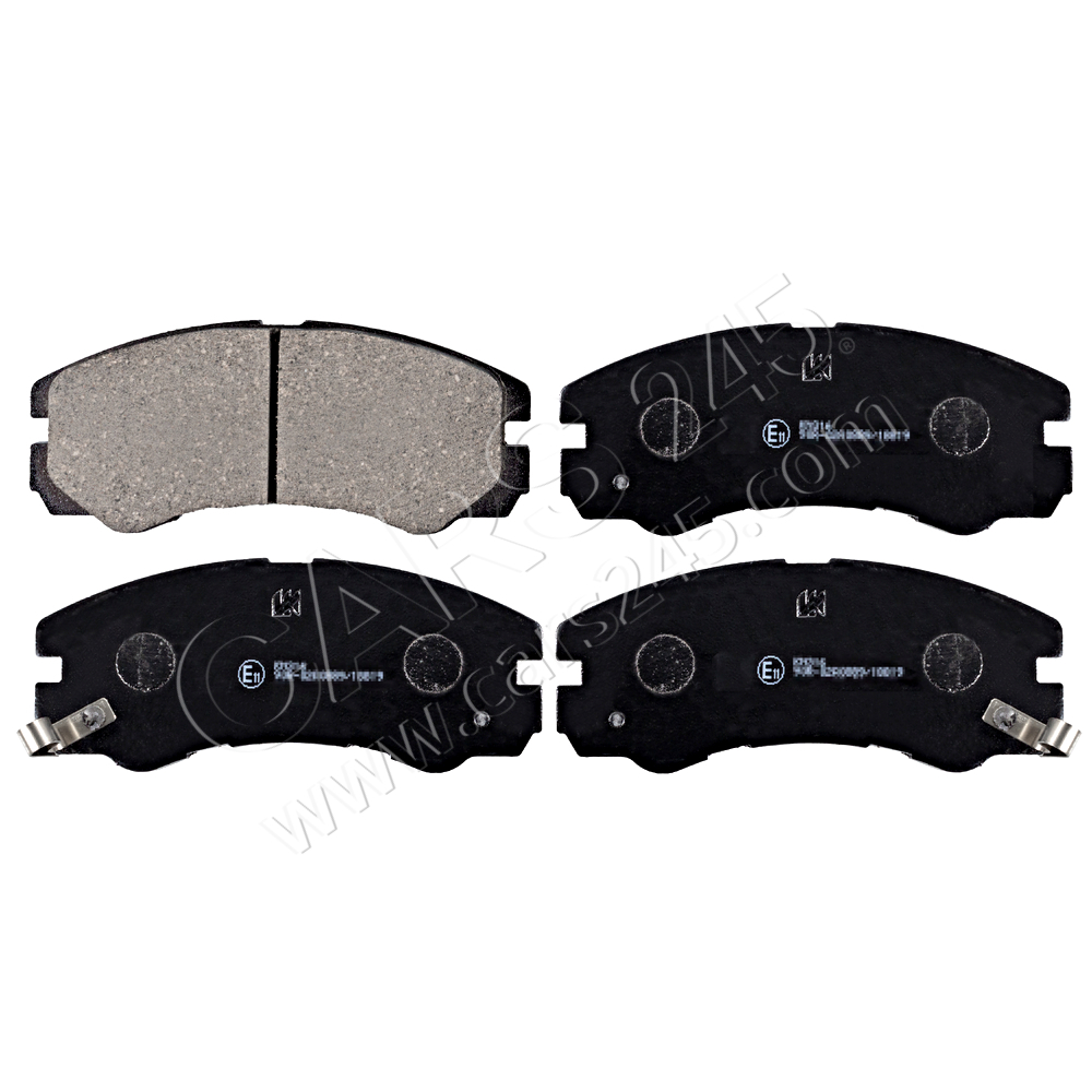 Brake Pad Set, disc brake FEBI BILSTEIN 116157