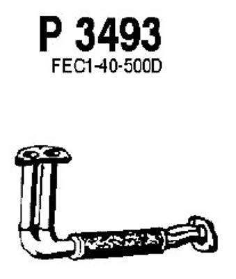 Exhaust Pipe FENNO P3493
