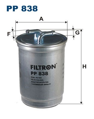 Fuel filter FILTRON PP838