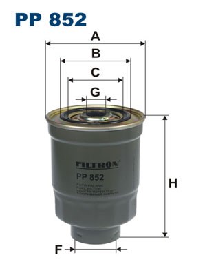 Fuel filter FILTRON PP852