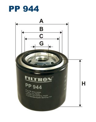 Fuel filter FILTRON PP944