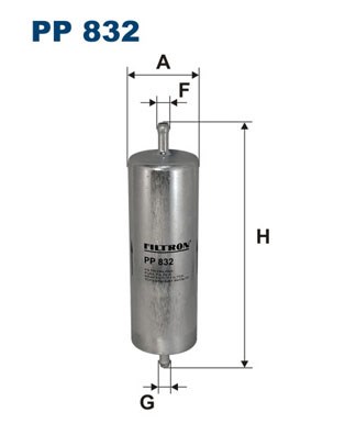 Fuel filter FILTRON PP832