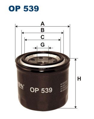 Oil Filter FILTRON OP539