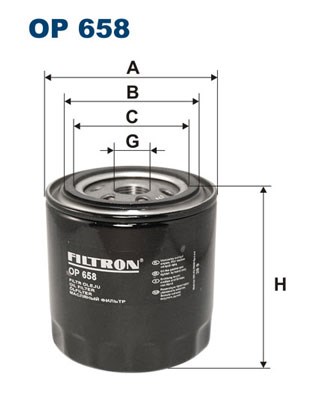 Oil Filter FILTRON OP658