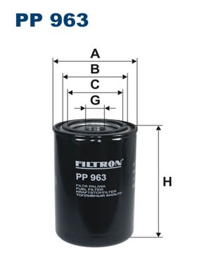Fuel filter FILTRON PP963