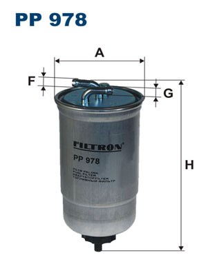 Fuel filter FILTRON PP978