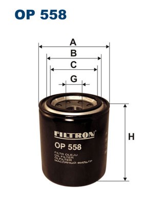 Oil Filter FILTRON OP558