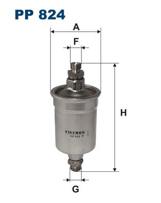 Fuel filter FILTRON PP824