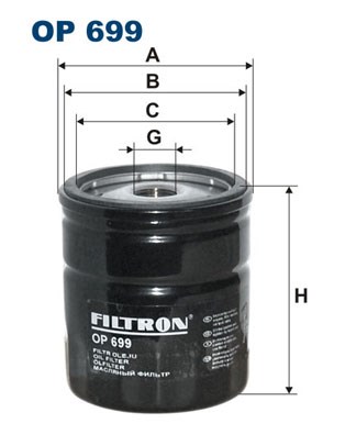 Oil Filter FILTRON OP699